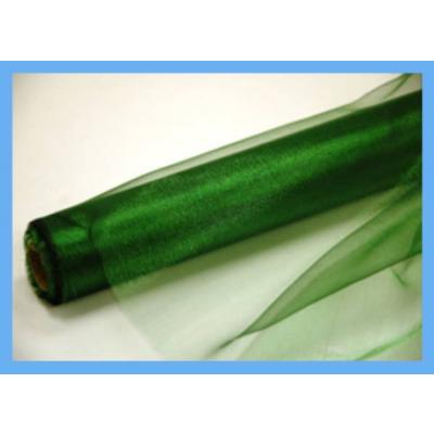 Органза в рулоне без рисунка 70 см*8 ярд Изумруд 49260из