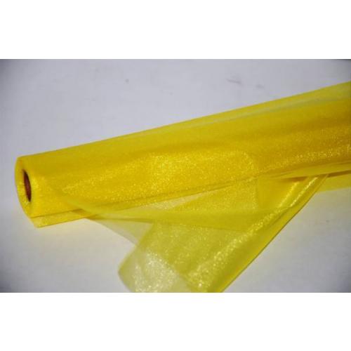 Органза в рулоне без рисунка 70 см*8 ярд Лимон 49260л