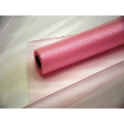 Органза в рулоне без рисунка 70 см*8 ярд Розовый 49260р