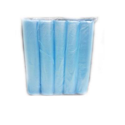 Пакет фасовочный ПНД 24*37 см 12 мкм голубой в рулоне 100 шт (цена за 5 рулонов)