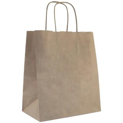 Пакет крафт с крученой ручкой 22х13х28.5 см 10 шт 900440
