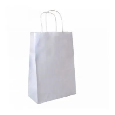 Пакет крафт с крученой ручкой 70 г/м2 26х14х35 см Белый 10 шт 900438