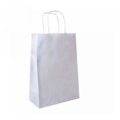 Пакет крафт с крученой ручкой 70 г/м2 26х14х35 см Белый 10 шт 900438