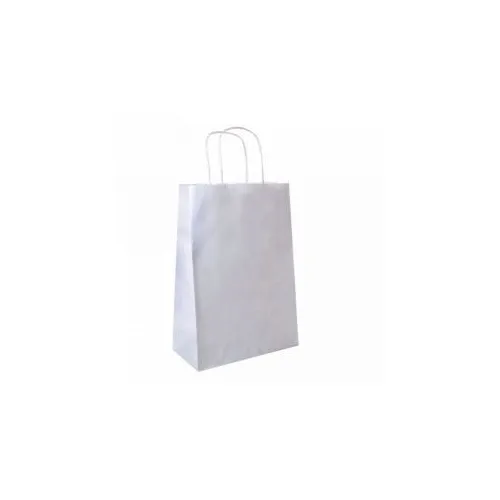 Пакет крафт с крученой ручкой 70 г/м2 26х14х35 см Белый 10 шт 900438