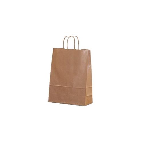 Пакет крафт с крученой ручкой 70 г/м2 26х15х35 см 10 шт 900432