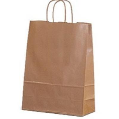 Пакет крафт с крученой ручкой 70 г/м2 35х15х45 см 10 шт 900433