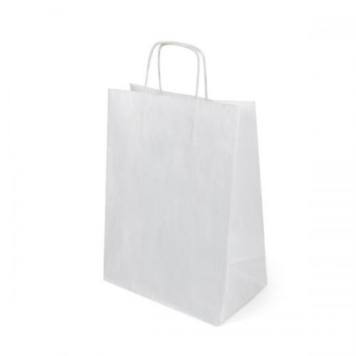 Пакет крафт с крученой ручкой 80 г/м2 32х30х37 см Белый 10 шт 900457