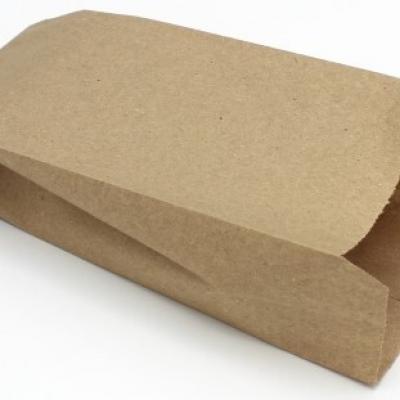 Пакет крафт с плоским дном 40 г/м2 25х10х39 см 50 шт 90322