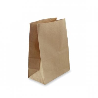Пакет крафт с прямоугольным дном 70 г/м2 22х12х29 см 50 шт 900400
