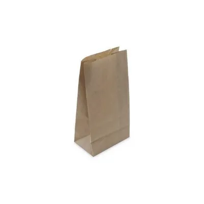 Пакет крафт с прямоугольным дном 70 г/м2 8х5х17 см 50 шт 90040