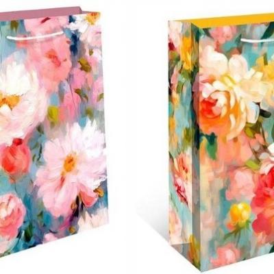 Пакет ламинированный подарочный бумажный 18х23х10 см 50058