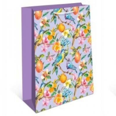 Пакет ламинированный подарочный бумажный 18х23х10 см 50060