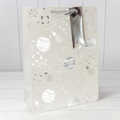 Пакет подарочный новогодний бумажный 33х45х15 см Новый год 441624