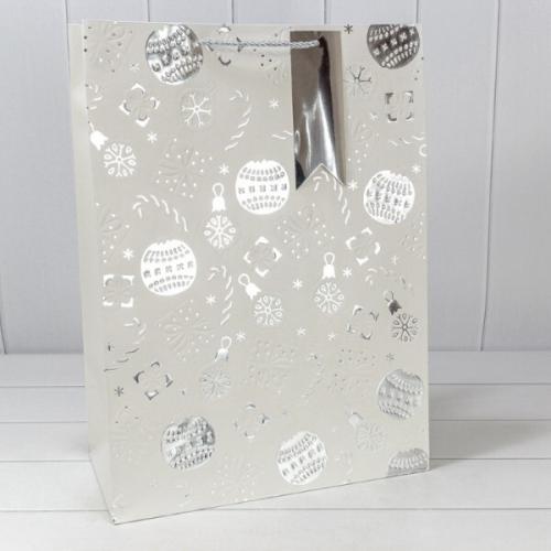 Пакет подарочный новогодний бумажный 40х55х20 см Новый год 442530