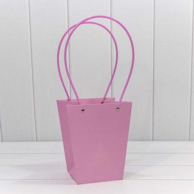 Пакет подарочный ваза для цветов 20*17*12 см Светло-сиреневый 4420491