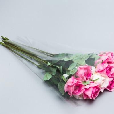 Пакет полипропиленовый для цветов Конус Алиса прозрачная 45х60 см 50 шт/уп