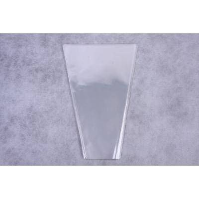 Пакет полипропиленовый для цветов Конус прозрачный 25*40 см 50 шт/уп