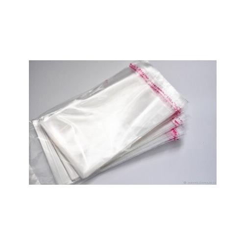 Пакет полипропиленовый прозрачный с клеевым клапаном 12*17+3 см 25 мкм 100 шт/уп