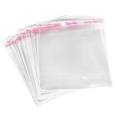 Пакет полипропиленовый прозрачный с клеевым клапаном 17*18+3 см без рисунка 40 мкм 100 шт/уп