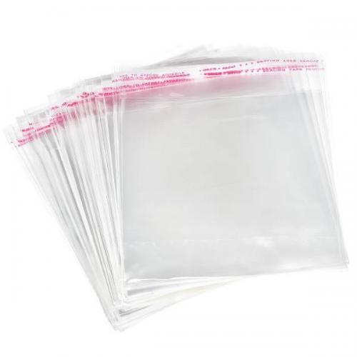 Пакет полипропиленовый прозрачный с клеевым клапаном 17*18+3 см без рисунка 40 мкм 100 шт/уп