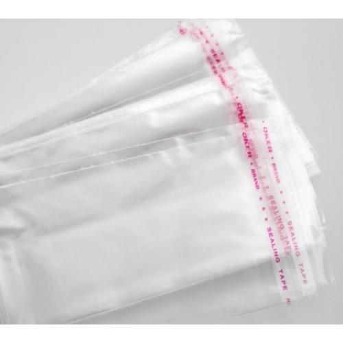 Пакет полипропиленовый прозрачный с клеевым клапаном без рисунка 10*12+3 см 25 мкм 500 шт/уп 52092