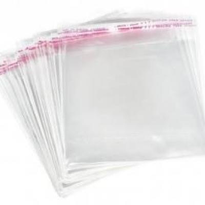 Пакет полипропиленовый прозрачный с клеевым клапаном без рисунка 30*40+4 см 25 мкм 250 шт/уп