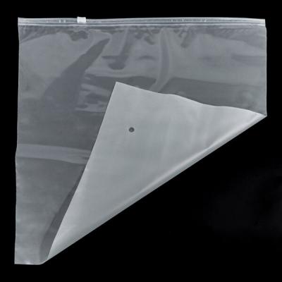 Пакет упаковочный с замком слайдер 20*25 см Глянцевый/матовый с отверстием 140 мкм 50 шт 443537