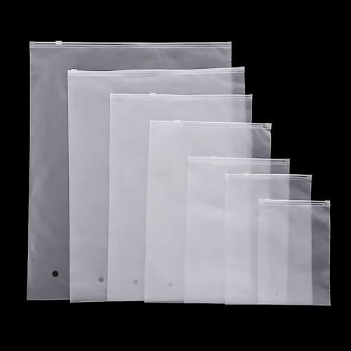 Пакет упаковочный с замком слайдер 20*30 см Матовый с отверстием 140 мкм 50 шт 441458