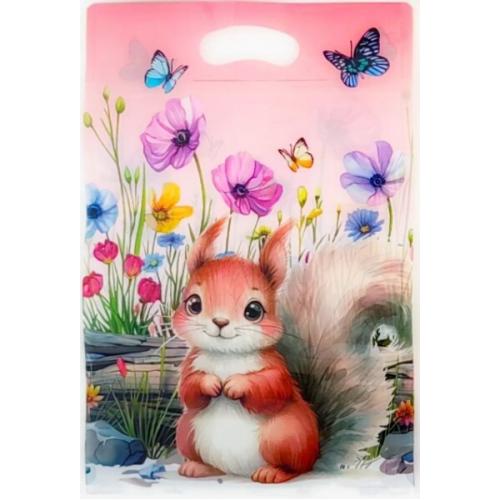 Пакет упаковочный с замком zip-lock 15х22 см Белочка 50 шт 902507