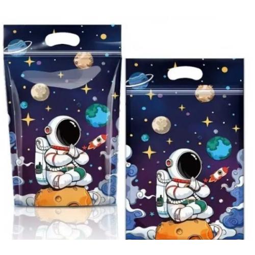 Пакет упаковочный с замком zip-lock 15х22 см Космонавт 50 шт 902509