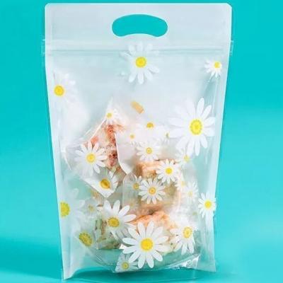Пакет упаковочный с замком zip-lock 15х22 см Ромашки 50 шт 902558
