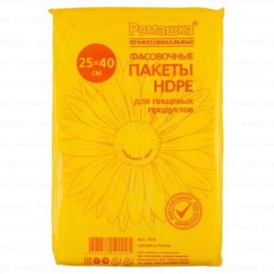 Пакеты фасовочные 25х40 см 10 мкм евро РОМАШКА (условно 500шт)