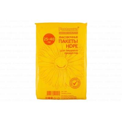 Пакеты фасовочные 25х40 см 10 мкм евро РОМАШКА (условно 500шт)