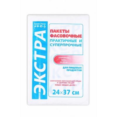 Пакеты фасовочные ПНД 24х37 см евроблок (условно 500 шт) Суперпрочные 902034