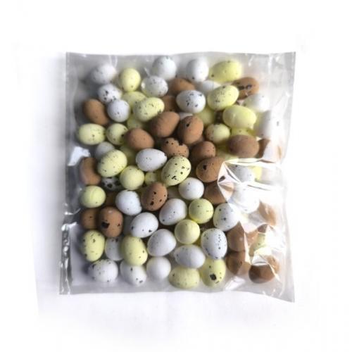 Пасхальный декор 'Цветные пятнистые яйца' 1,5*1,8 см (100 штук) 172164