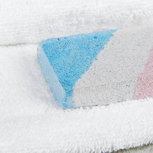 Пемза для педикюра 9.5*4.5*1.5 см Радужная полоса 57650