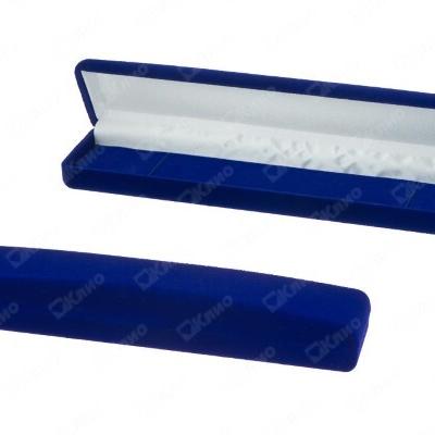 Пенал бархатный под часы, браслет синий 42467