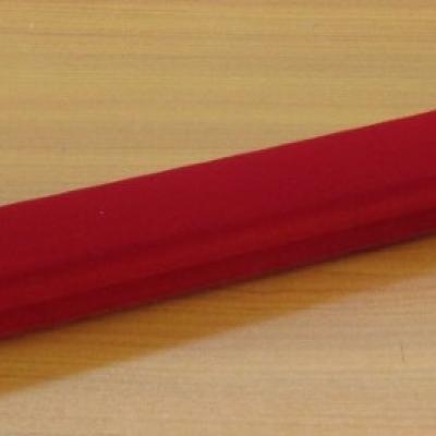 Пенал бархатный под цепь, браслет бордовый 42321