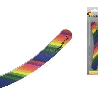 Пилка для ногтей GM 37316 150/220 бумеранг радуга