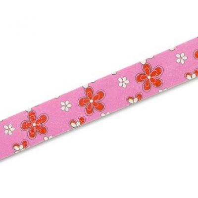 Пилка для ногтей RRK-910 light pink Weisen розовая двухсторонняя 18 см
