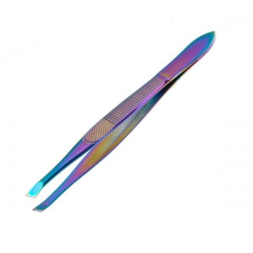 Пинцет 86079-TIN скошенный