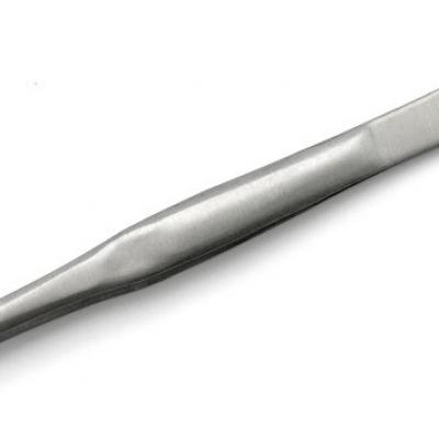 Пинцет RRK-1096 Weisen скошенный матовый никель 8.5 см