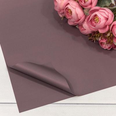 Пленка флористическая матовая в листах 60*60 см Корейская серо-пурпурный 20 л/уп 441619