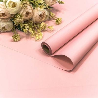 Пленка флористическая матовая в рулоне 58 см*10 м Корейская пыльно-розовый 440365пр