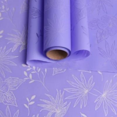 Пленка флористическая матовая в рулоне 60 см*10 м Блум сиреневый классик 621937