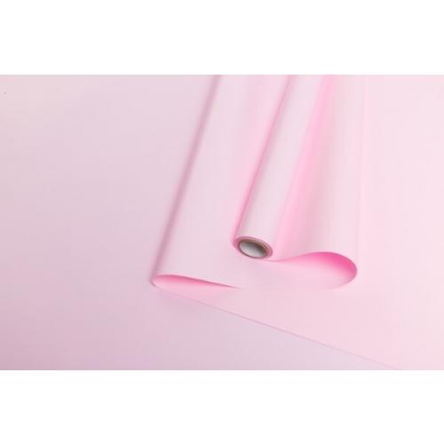 Пленка флористическая матовая в рулоне 60 см*10 м Розовый жечужный 62642