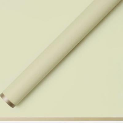 Пленка флористическая в листах 58*58 см С золотой каймой лаймовый 20 л/уп 50265