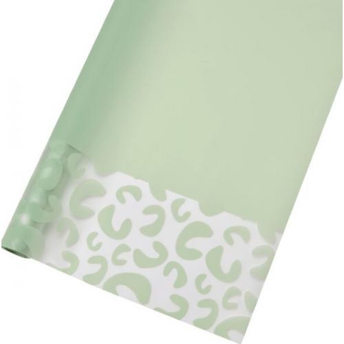 Пленка флористическая в рулоне 58 см*10 м Нежность мятный 50182