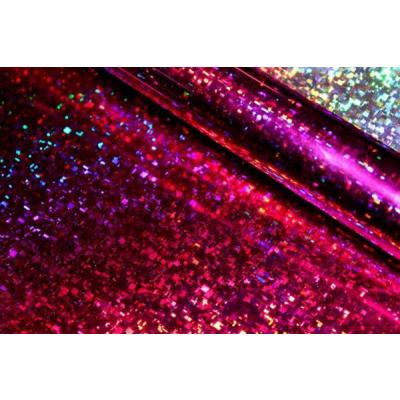 Пленка упаковочная голографическая в рулоне 70 см*8.1 м Малиновый 444701