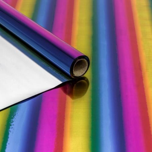 Пленка упаковочная голографическая в рулоне 70 см*8.1 м Радуга 4447001